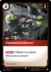 Chemtech Enforcer — Riftbound Common card