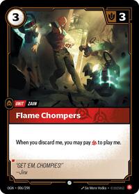 Flame Chompers — Riftbound Common card