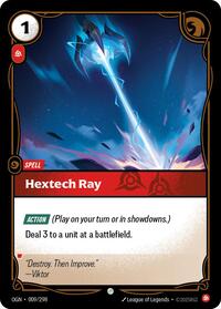 Hextech Ray — Riftbound Common card