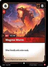 Magma Wurm — Riftbound Common card