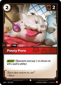Pouty Poro — Riftbound Common card