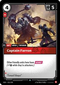 Captain Farron — Riftbound Uncommon card
