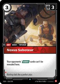 Noxus Saboteur — Riftbound Uncommon card