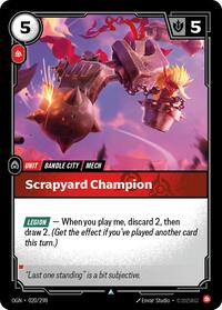 Scrapyard Champion — Riftbound Uncommon card
