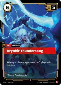Brynhir Thundersong — Riftbound Rare card