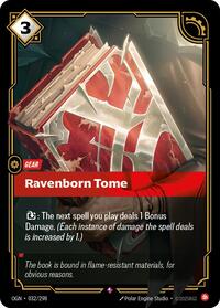 Ravenborn Tome — Riftbound Rare card
