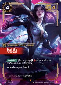 Kai'Sa - Survivor — Riftbound Epic card