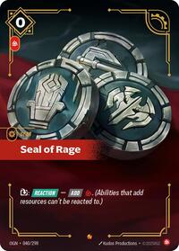 Seal of Rage — Riftbound Epic card
