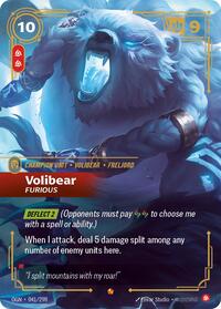 Volibear - Furious — Riftbound Epic card