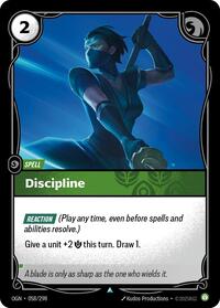 Discipline — Riftbound Uncommon card
