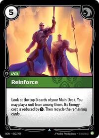 Reinforce — Riftbound Uncommon card