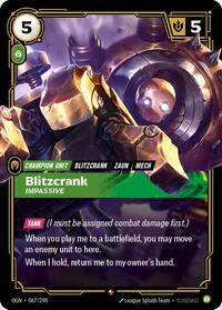 Blitzcrank - Impassive — Riftbound Rare card