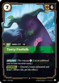 Tasty Faefolk — Riftbound Rare card