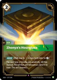 Zhonya's Hourglass — Riftbound Rare card
