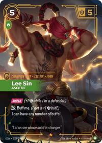 Lee Sin - Ascetic — Riftbound Epic card