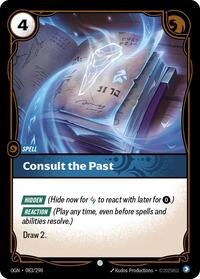 Consult the Past — Riftbound Common card