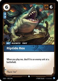 Riptide Rex — Riftbound Common card