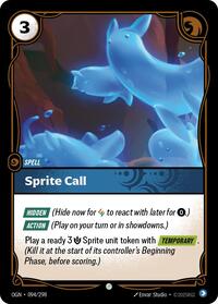 Sprite Call — Riftbound Common card