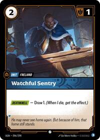 Watchful Sentry — Riftbound Common card