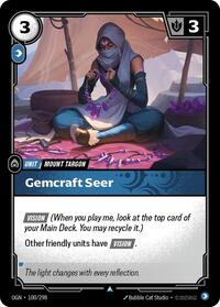 Gemcraft Seer — Riftbound Uncommon card