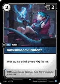 Ravenbloom Student — Riftbound Uncommon card