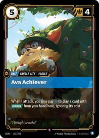 Ava Achiever — Riftbound Rare card