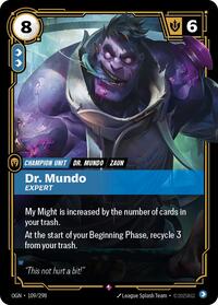 Dr. Mundo - Expert — Riftbound Rare card