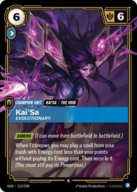 Kai'Sa - Evolutionary — Riftbound Rare card