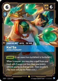 Kai'Sa - Evolutionary (Alternate Art) — Riftbound Showcase card