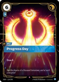 Progress Day — Riftbound Rare card