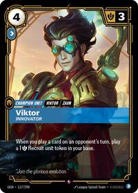 Viktor - Innovator — Riftbound Rare card
