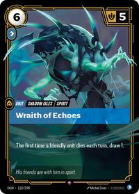 Wraith of Echoes — Riftbound Rare card
