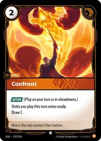 Confront — Riftbound Common card