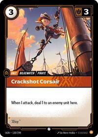 Crackshot Corsair — Riftbound Common card