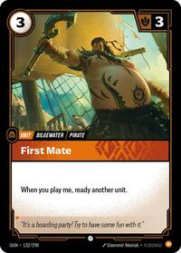 First Mate — Riftbound Common card