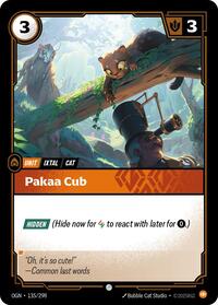 Pakaa Cub — Riftbound Common card