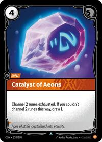 Catalyst of Aeons — Riftbound Uncommon card