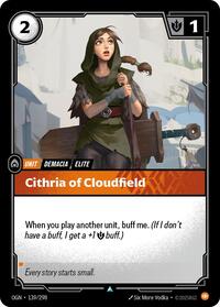 Cithria of Cloudfield — Riftbound Uncommon card