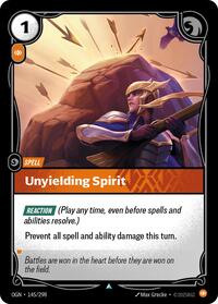 Unyielding Spirit — Riftbound Uncommon card