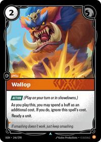 Wallop — Riftbound Uncommon card