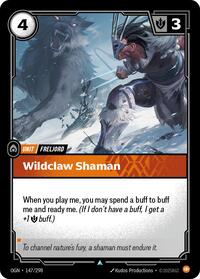Wildclaw Shaman — Riftbound Uncommon card