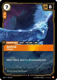 Anivia - Primal — Riftbound Rare card
