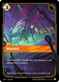 Mistfall — Riftbound Rare card