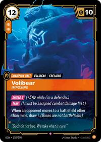 Volibear - Imposing — Riftbound Rare card
