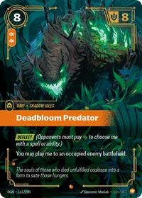 Deadbloom Predator — Riftbound Epic card