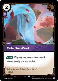 Ride The Wind — Riftbound Common card