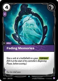 Fading Memories — Riftbound Uncommon card