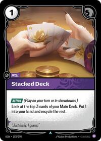 Stacked Deck — Riftbound Uncommon card