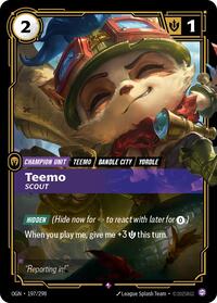 Teemo - Scout — Riftbound Rare card