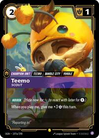 Teemo - Scout (Alternate Art) — Riftbound Showcase card